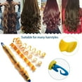 thumbnail image 3 of 30pcs Hair Curlers Spiral Curls Styling Kit Heatless Wave Shape Hair Curlers Spiral Curls No Heat Wave Hair Curlers For Long Hair Magic Hair Rollers with Styling Hooks For DIY Spiral Hair (30cm), 3 of 7