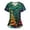 Multicolor#13, variant on Titcea Christmas Scrub Tops Women Christmas Tree Printed Short Sleeved V Neck Nursing Uniforms with Pockets Loose Comfort Scrub Tops