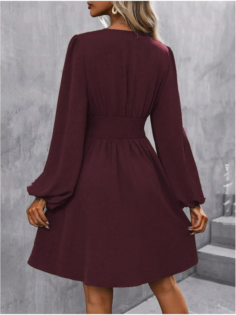 sexy fall dresses for women Shibever Fall Dresses for Women Tops Casual Mini Dress Sexy for Women Fall dresses, Women's, Size: Large, Green