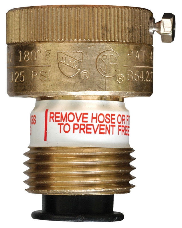 SharkBite 3/4 in. FPT x 3/4 in. MHT Brass Backflow Preventer 1 pc