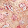 thumbnail image 4 of Lagoon Peach Pink Beach Coastal Full/Queen 3 Piece Set, 4 of 5