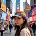 thumbnail image 5 of Pride Month Baseball Cap, Classic Embroidered Pride Design Cotton Hat, Adjustable Snapback Unisex for Daily Wear Outdoor Celebration Parades Events, A, 5 of 8