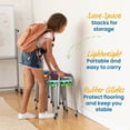 thumbnail image 3 of ECR4Kids Daisy Stackable Stool with Glides Seating Set, Flexible Seating, Assorted, 8-Piece, 3 of 9