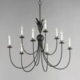 thumbnail image 2 of 2889AR Maxim Lighting Paloma - 9 Light Chandelier-28 Inches Tall and 36 Inches Wide-Anthracite Finish    -Traditional Installation, 2 of 4