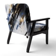 thumbnail image 5 of Designart "Colorful Fluid Marble" Upholstered Modern & Contemporary Accent Chair and Cubism Arm Chair - Multiple Color & Pattern, 5 of 7