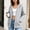 Gray, variant on Womens Oversized Zip Up Hoodie Long Sleeve Drawstring Hem Sweatshirts Casual Loose Fit Fall Fashion Jackets with Pockets