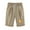 Khaki, variant on Iyufng Shorts for Women Plus Size Casual Linen Shorts Women Shorts Cotton and Linen Fashionable Printing Elastic Waist 5-inch Pants Drawstring