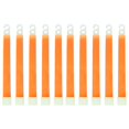thumbnail image 1 of 10pcs 6 pulgadas Glow Light Sticks Impermeable Supervivencia Senderismo Camping Gear (Naranja), 1 of 3