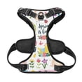 thumbnail image 5 of Picia Spring Flowers Birds No-Pull Dog Harness Reflective Front Clip Vest with Handle,Step-in Air Dog Harness,Adjustable 2 Metal Rings 4 Buckles,Easy to Put on & Take Off, 5 of 9
