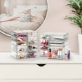 thumbnail image 7 of Sorbus Acrylic Cosmetic Makeup Organizer 18 Drawers Clear Stackable Storage Bins For Jewelry And Office Supplies Organizer- 4Pc, 7 of 7