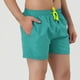 thumbnail image 2 of Pantalones cortos de natación con forro de malde color sólido con cintucon cordón pahombre Azul claro 30, 2 of 6