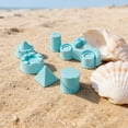 thumbnail image 6 of 18 Piece Beach Toys,Castle Barrel Bucket,Sea Animal and Traffic Sand Molds,Beach Shovel Tool Kit, Fun Outdoor Games Beach Accessories for Boys Girls, 6 of 7