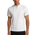 thumbnail image 4 of Yuncity Tees For Men Plus Size Crew Neck Short Sleeve Solid Color Summer Relaxed Outdoor Daily Wear Men's T-Shirts Size 3Xl White, 4 of 4