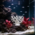 thumbnail image 4 of BingTong Artificial Corals For Aquarium Decoration, Lifelike Simulated Coral Decor,Realistic Small Reef Ornaments For Fish Tank, Beach Theme Room Decoration D-White, 4 of 6
