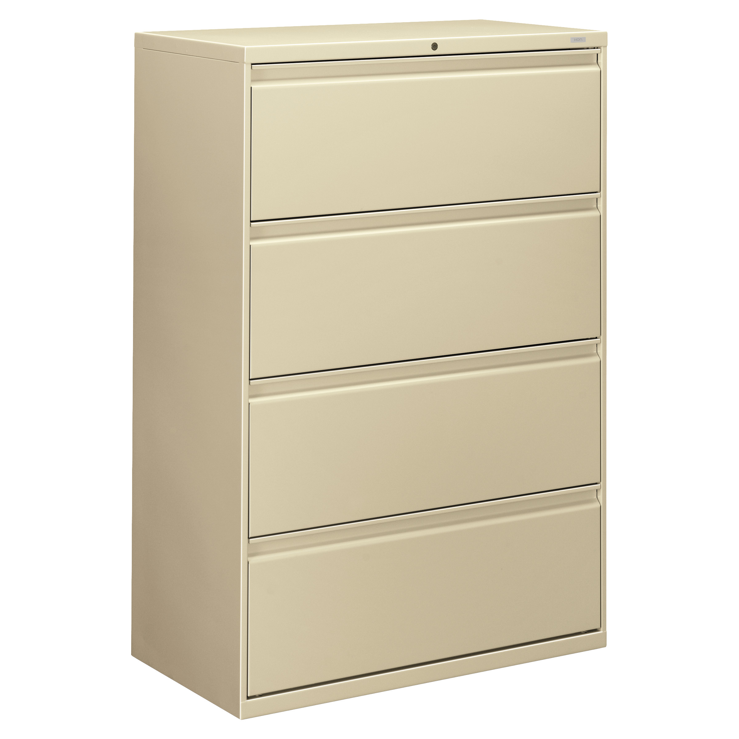 Hon 4 Drawers Lateral Lockable Filing Putty Com
