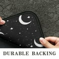 thumbnail image 6 of Black Moon Star Pattern Door Rugs,Washable Non Slip Door Mats Indoor,Decorative Door Mats,Entry Mat Indoor for Entrance,Bedroom,Kitchen,Bathroom,30"x17", 6 of 6