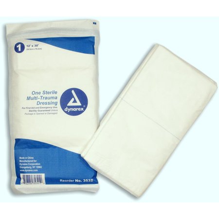Multi-Trauma Dressing, 10inW x 30inL, PK50