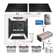 thumbnail image 2 of 10A 20A 30A 40A 50A 60A 80A MPPT Solar Charge Controller 12V 24V 48V Solar Panel Charing Controller PV Regulator For Lithium GEL ,Safe to Use, 2 of 6