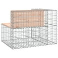 thumbnail image 3 of vidaXL Garden Bench Gabion Design 92x71x65.5 cm Solid Wood Douglas, 3 of 5