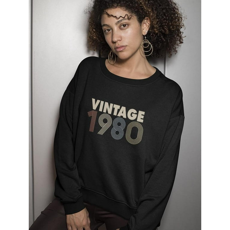 A 1980 Vintage Sweatshirt Women Image by Shutterstock Female