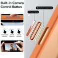 thumbnail image 4 of JETech 360 Degree Rotatable Ring Case for iPhone 17 Pro 6.3-Inch with Camera Control Button, Compatible with MagSafe (Orange), 4 of 7