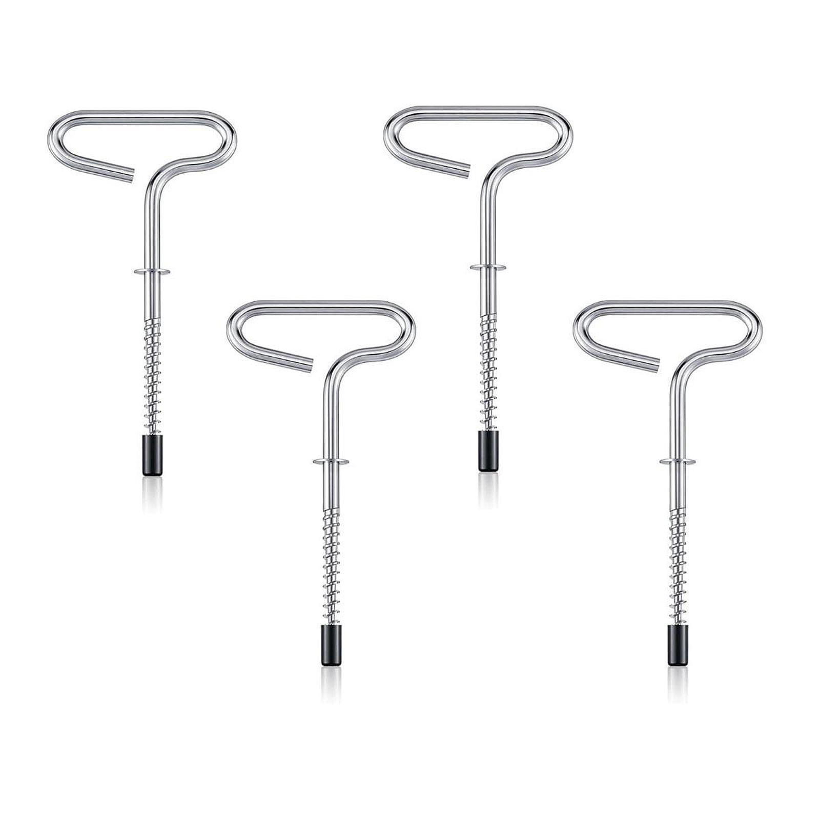 Colaxi Ice Anchor Drill Adapter Ice Fishing Anchor Tool Portable,for Setting up Ice Fishing Shelter Tent for Ice Fishing Tent Stakes