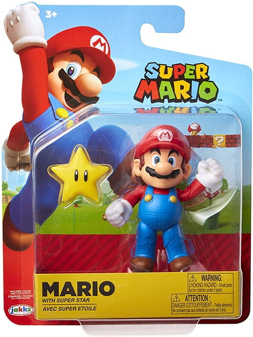 Super Mario 4 Inch Action Figure World Of Nintendo Wave 14 Mario With