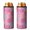 Geometric Flower and Dahlia Pink-1, variant on Geometric Flower and Dahlia Blue Pattern 12oz Can Cooler 1 Pack, Vacuum Insulated Bottle Cooling Holder Pc Lid Gifts Ideas for Outdoor Party Camping Travel Home Office Car