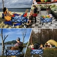 thumbnail image 7 of Foldable Wagon, 480LB Weight Capacity 150L Heavy Duty Folding Beach Wagons with Big All-Terrain Wheels, Utility Carts for Groceries, Shopping, Camping, Sports,Blue, 7 of 7