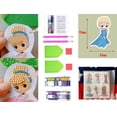 thumbnail image 4 of Kit de arte con diamantes FONYANE para niños de 4 a 8 años con 24 princesas, 4 of 6