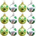 thumbnail image 2 of SHENGXINYPatricks Day Ball Ornaments Clearance Four-leaf Hat Ball St. Patrick's Day Hanging Decoration Green Plastic Ball Decoration with Hanging Rope B, 2 of 2