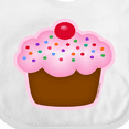 thumbnail image 4 of Inktastic Cupcake Girls Baby Bib, 4 of 4