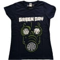 thumbnail image 1 of Green Day Womens Green Mask Cotton T-Shirt, 1 of 1
