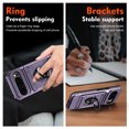 thumbnail image 5 of ShieldPlus for Google Pixel 9 Phone Case with Finger Ring Holder Kickstand, Heavy Duty Shockproof Rugged Protective Case for Pixel 9 Pro 6.3 Inch, Working with Magnetic Car Phone Mount,Purple, 5 of 7