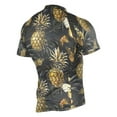 thumbnail image 2 of joogoo Beautiful Pineapples and Butterflies Pattern Men's Cycling Jerseys Mountain Bike Short Sleeve Tops L, 2 of 7
