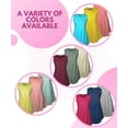 thumbnail image 2 of MISS POPULAR Girls 3 Pack Tank Skater Dress Soft Cotton Cute Designs Spring Summer | Sizes 4-16, 2 of 6