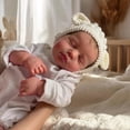 thumbnail image 2 of Realistic Reborn Baby Dolls, 19 inches Soft Cloth Body Baby Dolls, Sleeping Real Life Cute Baby Doll with Toy Accessories Gift Set for Kids Age 3+, 2 of 6