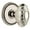 Polished Nickel, variant on Grandeur Solgvc_Prv_234 Soleil Solid Brass Privacy Door Knob Set - Brass