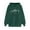 Green, variant on AOOCHASLIY Christmas Tops Women's Comfortable Sweatshirt Heart Pattern Printed Women's Hooded Pocket Drawstring Sweatshirt