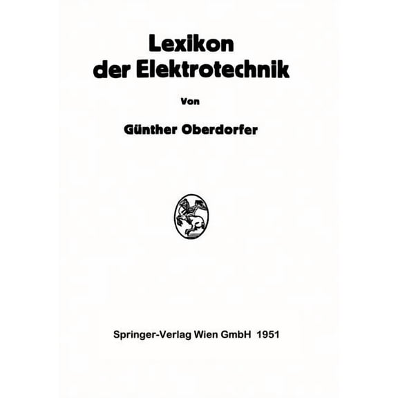 Lexikon Der Elektrotechnik, (Paperback)
