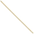 thumbnail image 6 of Primal Gold 14 Karat Yellow Gold Double-Sided Heart 10-inch Anklet, 6 of 8