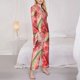 thumbnail image 3 of Fotbe Refreshing Watermelon Slices Conjunto de Pijama de Manga Larga para Mujer con Estampado, Ropa de Dormir de 2 Piezas, Conjunto de Casa Suave y Cómodo con Bolsillos-Medium, 3 of 7