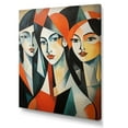 thumbnail image 2 of Designart "Les Demoiselles d Avignon A Masterpiece Unveiled III" Portrait Canvas Wall Art, 2 of 5
