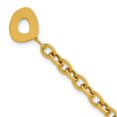 thumbnail image 3 of Auriga Fine Jewelry 14K Yellow Gold Polished Anchor / Cable Link 7.5 inch Toggle Bracelet for Women, 3 of 6