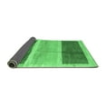 thumbnail image 2 of Ahgly Company Indoor Rectangle Abstract Emerald Green Contemporary Area Rugs, 2' x 5', 2 of 4