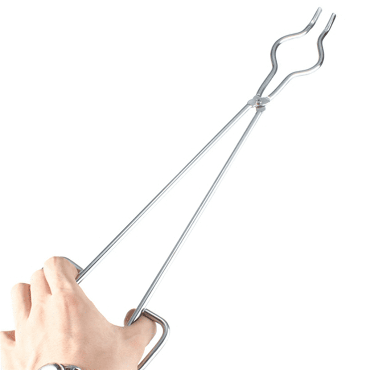 3pcs 45cm Stainless Steel Crucible Tong Clamp Melting Furnace Pliers Holder