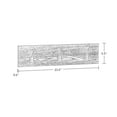thumbnail image 6 of RiverRidge Afton 2pc 3-Hook Coat Rack Wall Mount Entryway Organizer - Weathered Woodgrain, 6 of 7