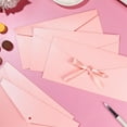 thumbnail image 6 of Pink Decorative Envelopes 20 Pcs Paper Invitation Envelopes with Ribbon Bow Gift Card Holders Thicken Greeting Envelope Set Wedding Party Favors Birthday Festival Supplies By Topboutique, 6 of 7