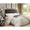 thumbnail image 2 of Linon Corie Button Tufted Headboard, Sable, Multiple Sizes, 2 of 4
