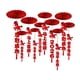 thumbnail image 4 of Juego de 10 piezas de decoraciones de techo con temática "Feliz Año Nuevo 2026" Patrón de abanico, 4 of 8